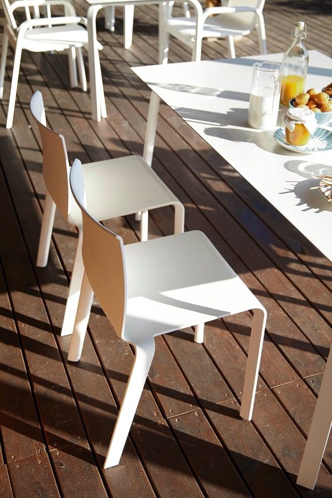 Gandia Blasco for a Modern Deck with a Modern Deck and Deck with Gandia Blasco Basic Chair by Up Interiors