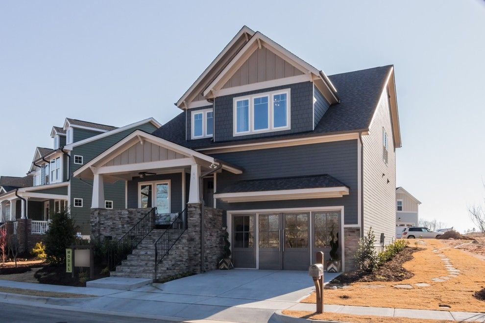 Garman Homes for a Craftsman Exterior with a Accent Wall and Garman Homes   Briar Chapel Model   the Overachiever by Garman Homes