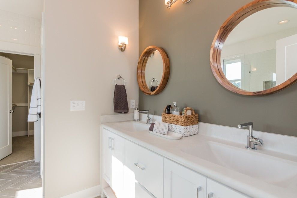 Garman Homes for a Transitional Bathroom with a Bar and Garman Homes   Briar Chapel Model   the Overachiever by Garman Homes