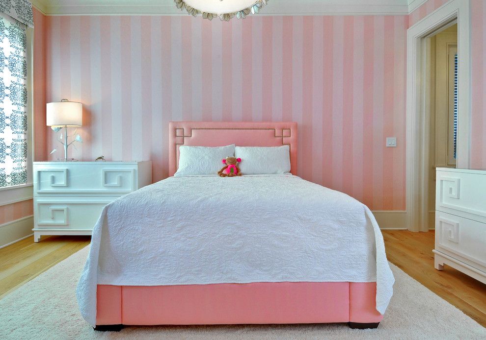 Gdc Home for a Transitional Kids with a Pink Bed and Sami Rudisill by William Quarles Photography