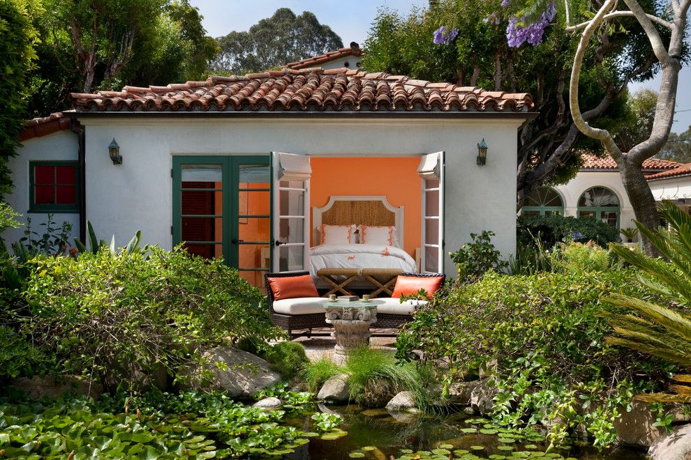 George Washington Toma for a Mediterranean Exterior with a Historic Preservation and Montecito, George Washington Smiths Design Studio by Margie Grace   Grace Design Associates