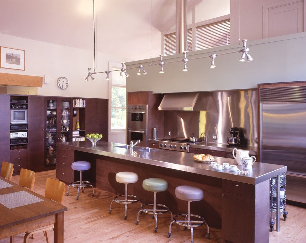 Get Rid of Fruit Flies for a Contemporary Kitchen with a Counter Top and Hayden Lane Residence, Bucks County, Pa by Billinkoff Architecture Pllc