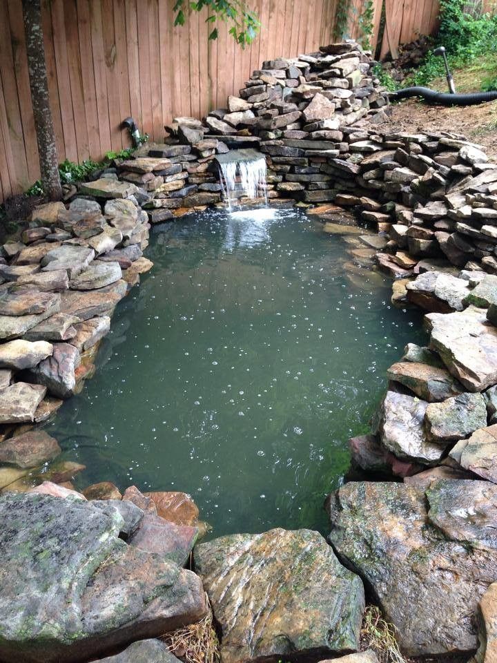 Gibbs Landscaping for a  Landscape with a Pond and Hardscapes & Water Features by Gibbs Landscaping & Lawn Care