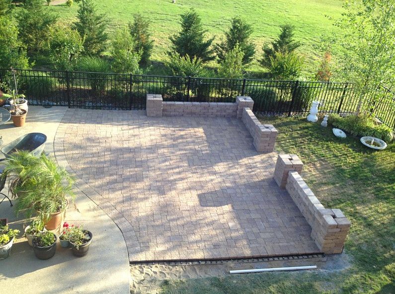 Gibbs Landscaping for a  Patio with a Landscape and Paverstone Patio by Gibbs Landscaping & Lawn Care