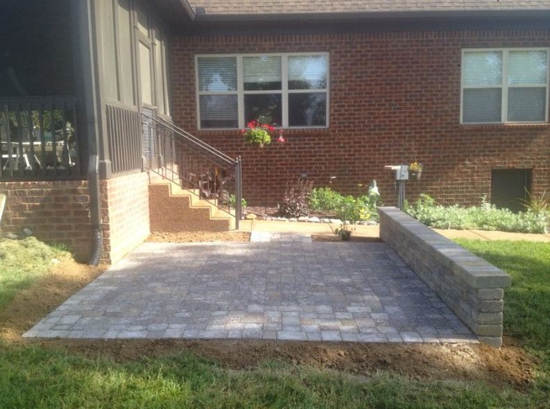 Gibbs Landscaping for a  Patio with a Landscape and Paverstone Patio by Gibbs Landscaping & Lawn Care