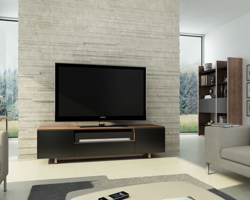 Gladhill Furniture for a Contemporary Living Room with a Gray Sofa and Bdi Furniture by Bdi Furniture