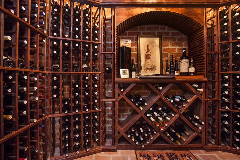 Glen Gery Brick for a Traditional Wine Cellar with a Wine Cellar and Misc. Interior Brick Projects by Glen Gery Brick