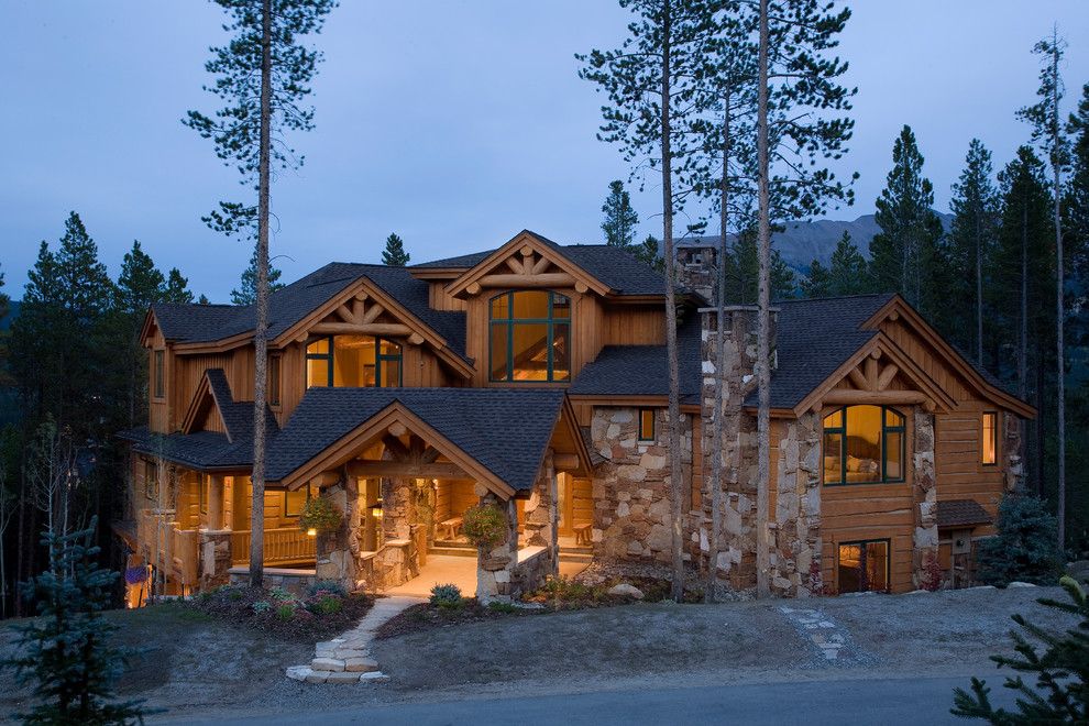 Glhomes for a Traditional Exterior with a Custom Home and Westridge Escape by Apex Mountain Homes