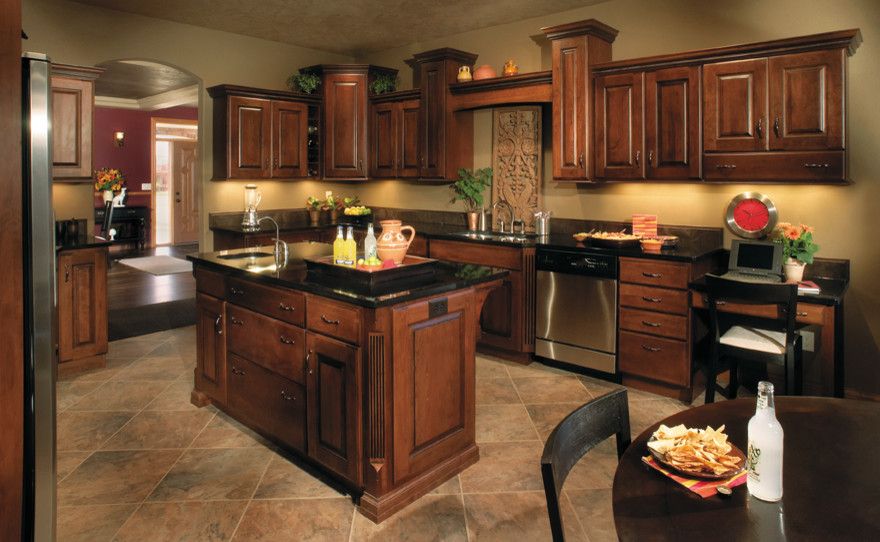 Godby Furniture for a Traditional Kitchen with a Staggered Height and Today's Starmark Custom Cabinetry & Furniture by Today's Starmark Custom Cabinetry & Furniture