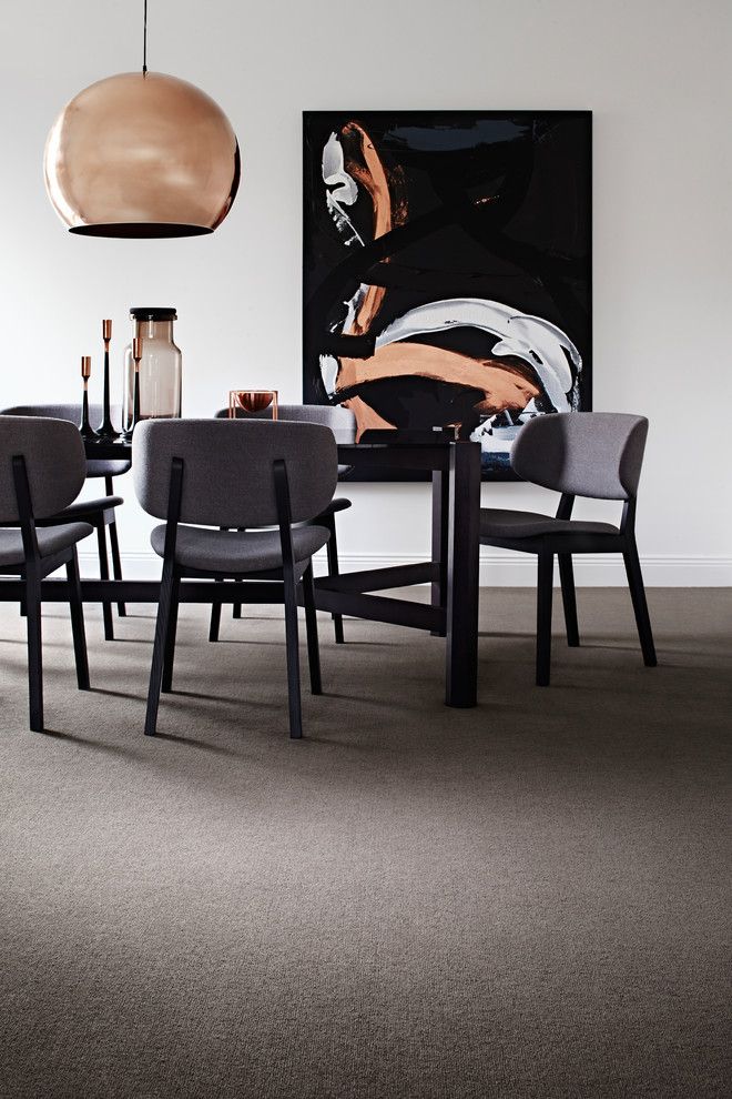 Godfrey Hirst for a Contemporary Dining Room with a Modernist and Wool Carpets ~ Hycraft by Godfrey Hirst