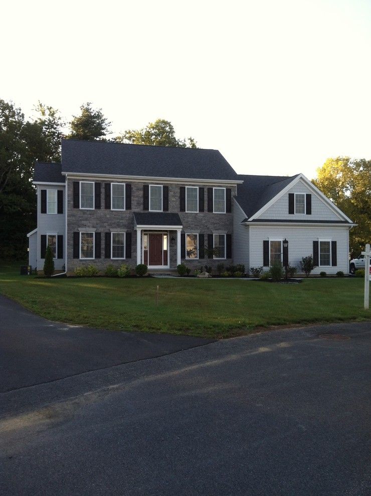 Gonyea Homes for a Traditional Exterior with a Brick Exterior and the Normandy by Viscusi Builders Ltd.