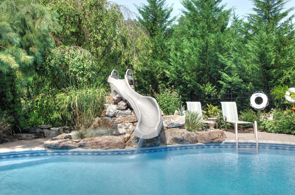 Goodall Pools for a Tropical Pool with a Tropical and Outdoor Pool with Lounge by Goodall Pools & Spas