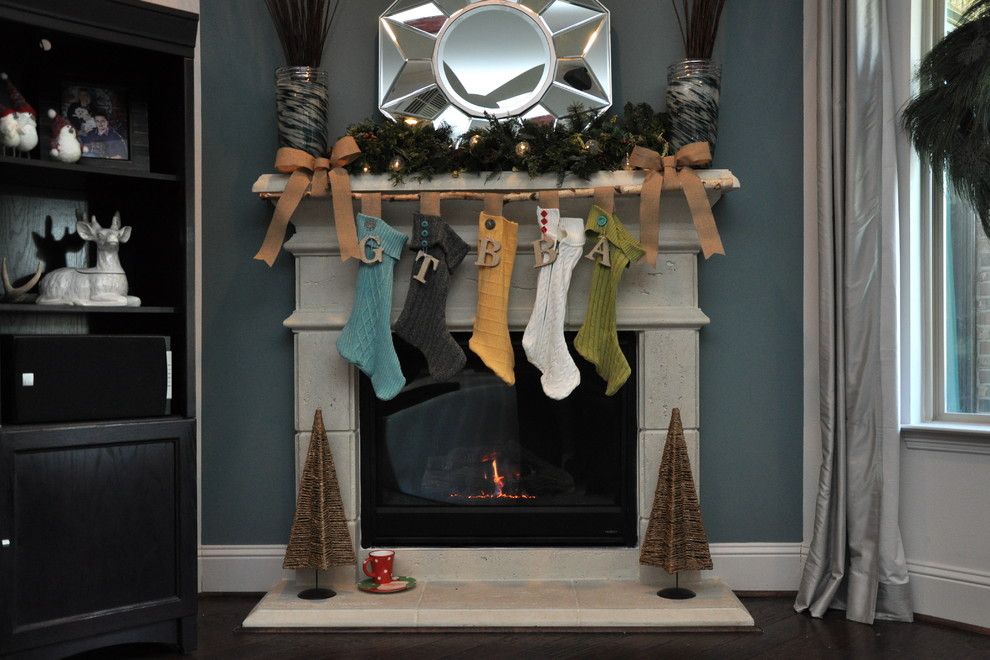 Gossamer Blue for a Eclectic Living Room with a Modern and 2012 Christmas by 2scale Architects