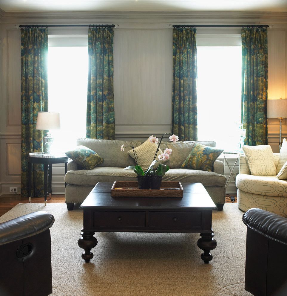 Gossamer Blue for a Traditional Family Room with a Traditional and Golf Club Renovation by Cheryl Scrymgeour Designs