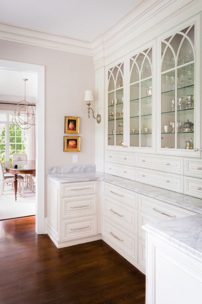 Gothic Cabinet for a Traditional Kitchen with a Classic Home and Laurel Hill by Will Johnson Building Company