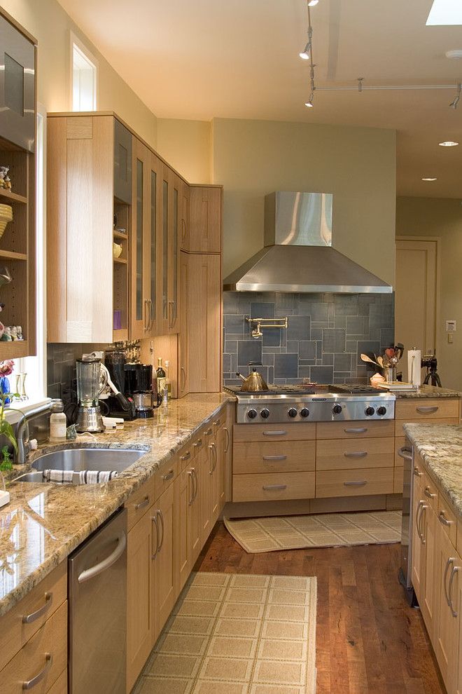 Granite Imports for a Contemporary Kitchen with a Granite Countertops and Aaronson Lake Home   Kitchen by Cravotta Interiors