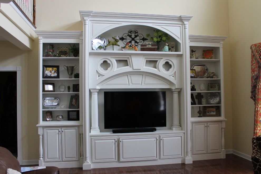 Greenfield Cabinets for a  Spaces with a  and Entertainment Center by Greenfield Cabinets
