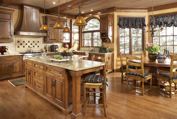 Guy Chaddock for a Traditional Kitchen with a Kitchen and English Manor House in Edina by Bruce Kading Interior Design