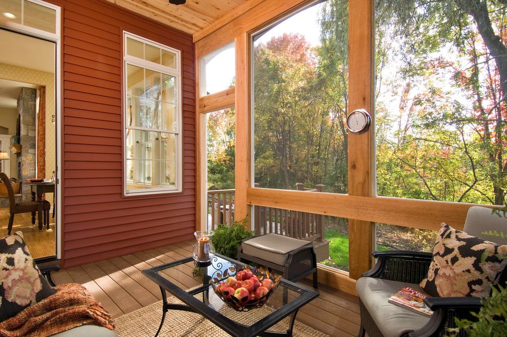 Guy Chaddock for a Traditional Porch with a Screened in Porch and 2008 Saratoga Showcase Home by Belmonte Builders