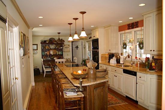 Hahn Appliance for a Traditional Kitchen with a White Walls and Kitchens by Hahn Construction