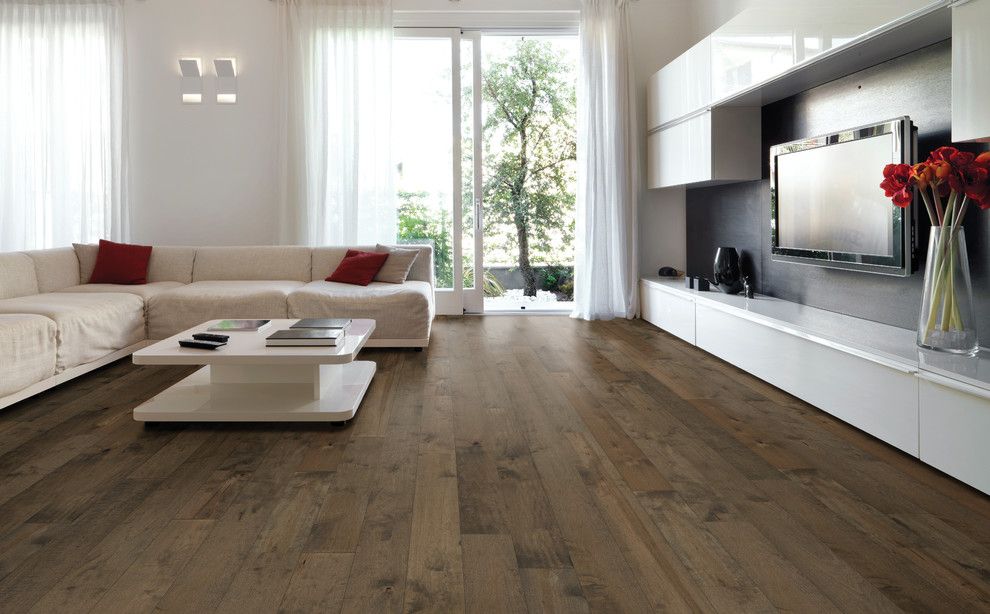 Hallmark Flooring for a Modern Living Room with a Hallmark Hardwoods and Stony Brook Moderno Collection Under Hallmark Hardwoods by Hallmark Floors by Hallmark Floors