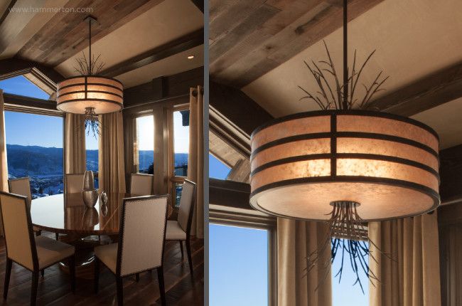 Hammerton Lighting for a Craftsman Spaces with a Custom Lighting Fixtures and Beaver Creek Residence by Hammerton Lighting