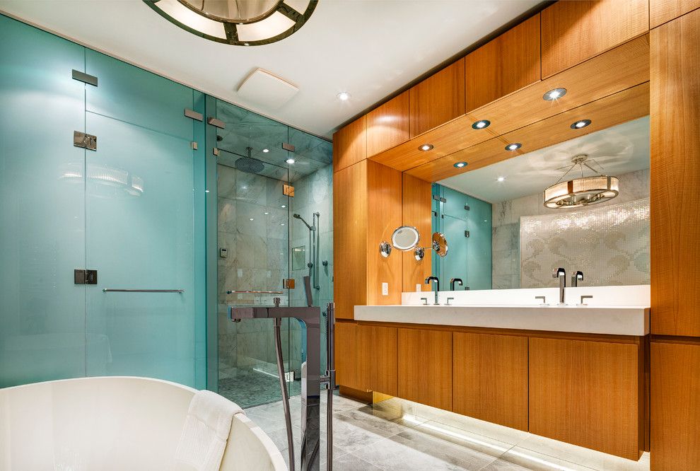 Hansgrohe Usa for a Contemporary Bathroom with a Bathroom and Ritz Carlton Montreal by Hansgrohe Usa