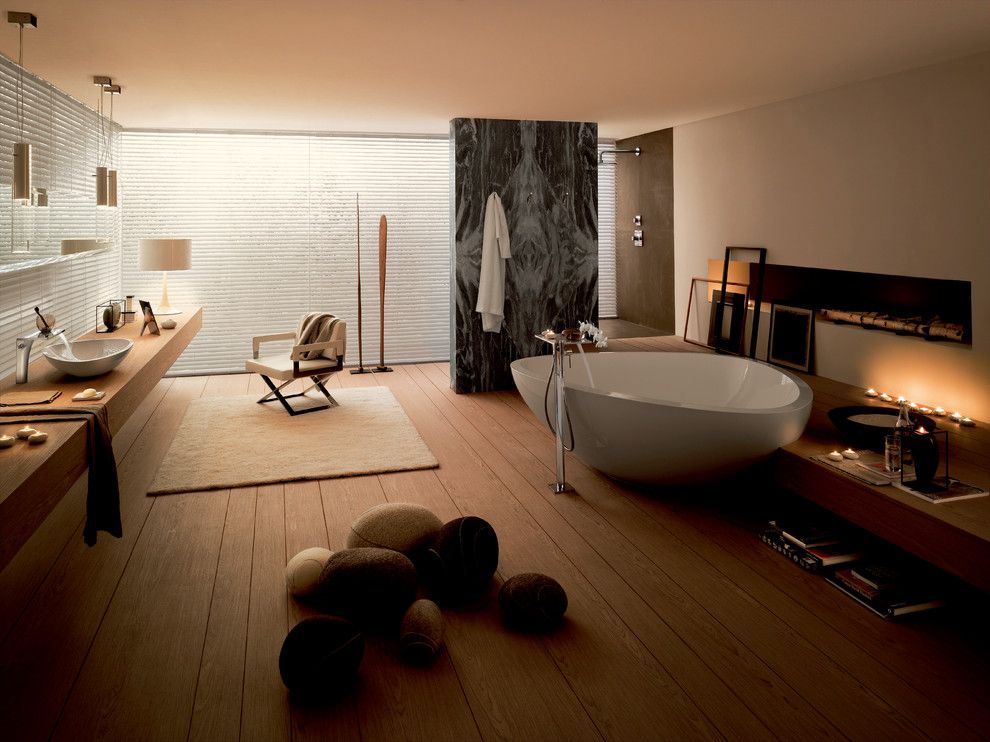 Hansgrohe Usa for a Modern Bathroom with a Massaud and Axor Massaud by Hansgrohe Usa