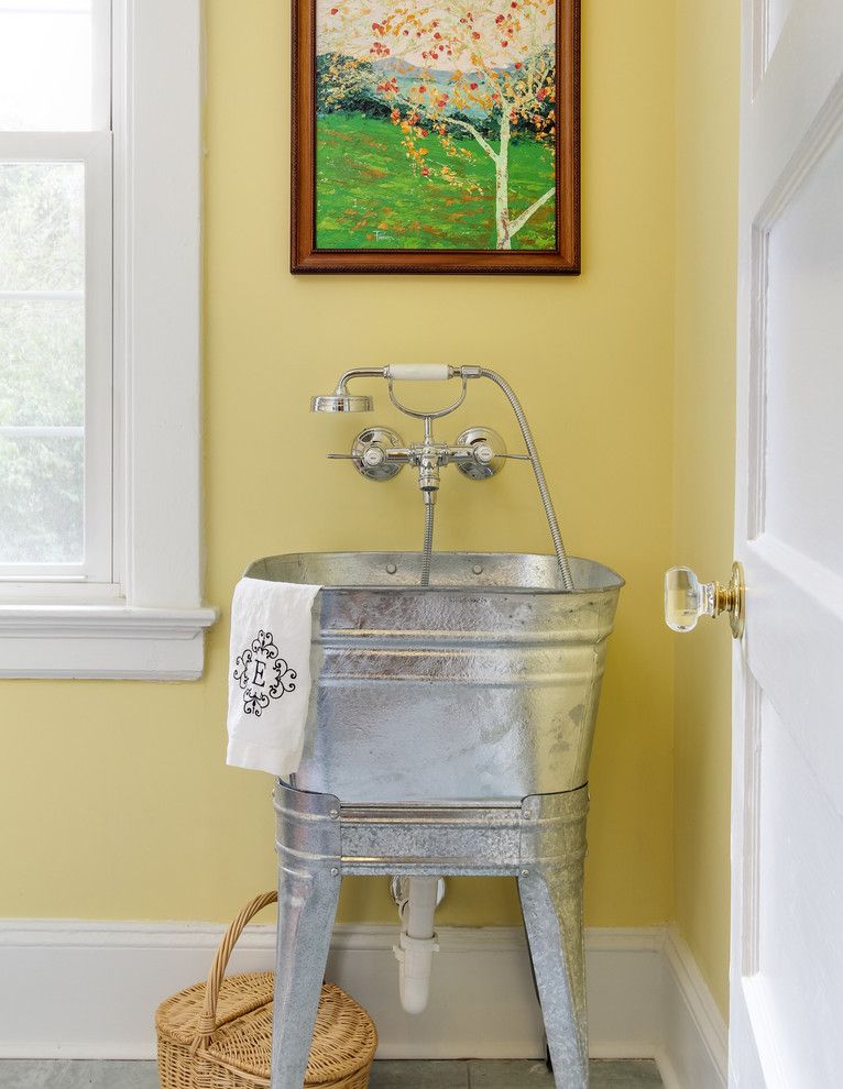 Hansgrohe Usa for a Traditional Laundry Room with a Wall Art and Hansgrohe by Hansgrohe Usa