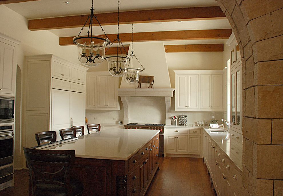 Hanstone for a Traditional Kitchen with a Traditional and C Residence   Lake Austin by Decorum Stone