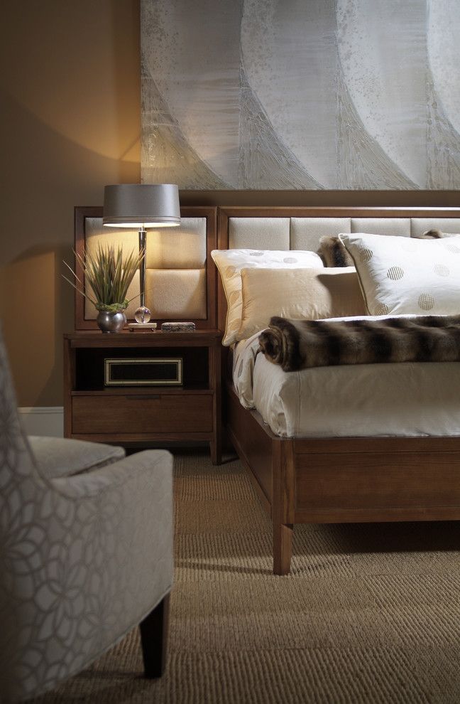 Harden Furniture for a Contemporary Bedroom with a Aurora and Upholstered Beds by Almira Fine Furniture