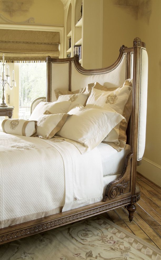 Harden Furniture for a Traditional Bedroom with a Duvet and Upholstered Beds by Almira Fine Furniture