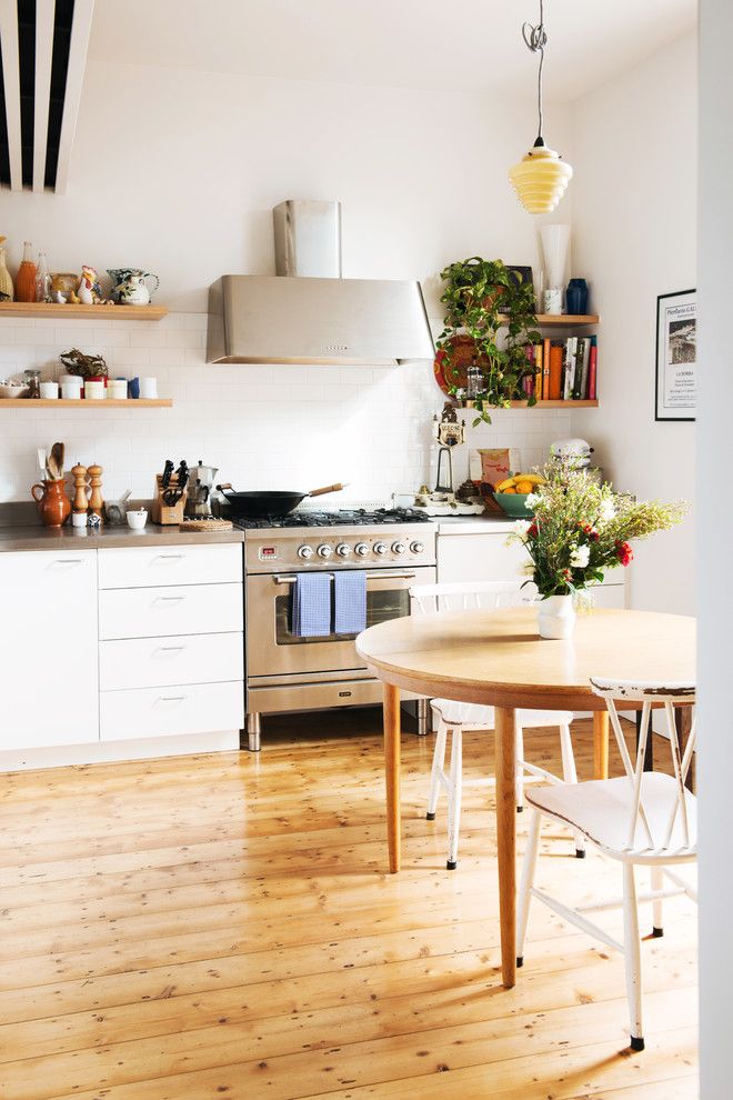 Hardware Hut for a Scandinavian Kitchen with a Old Cottage and Cottage Place by Nest Architects