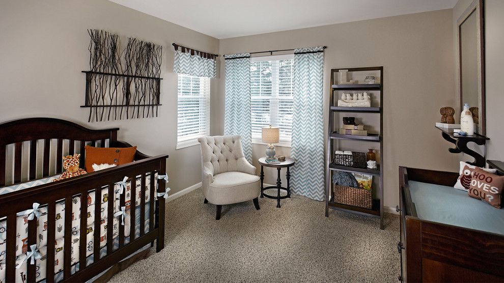 Haverty Furniture for a Traditional Nursery with a Nursery and the Sawyer by Veridian Homes