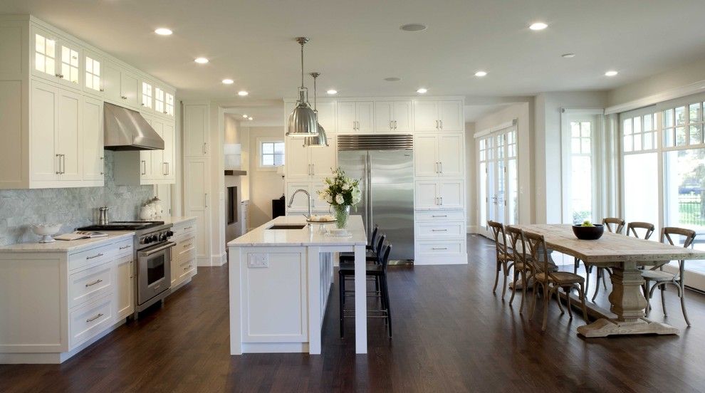 Hbo2go for a Traditional Kitchen with a Barstools and Kitchen by Charlie & Co. Design, Ltd