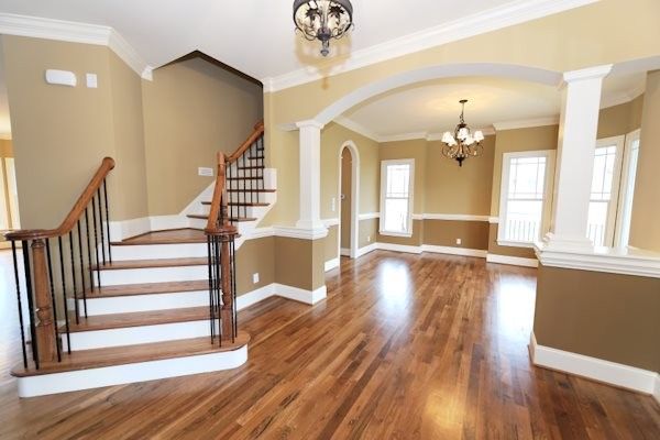 Hickory Chair Furniture for a Traditional Staircase with a Chair Rail and Collection by Viscusi Builders Ltd.