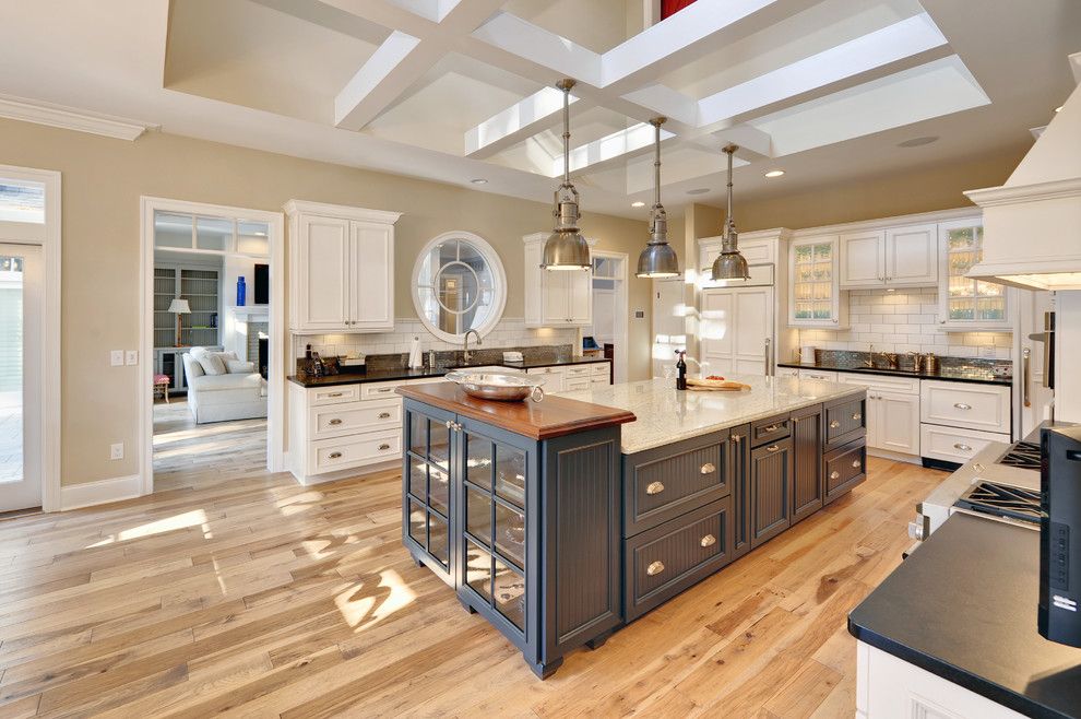 Hickory Furniture Mart for a Beach Style Kitchen with a Two Tone Cabinets and Kitchen by Echelon Custom Homes