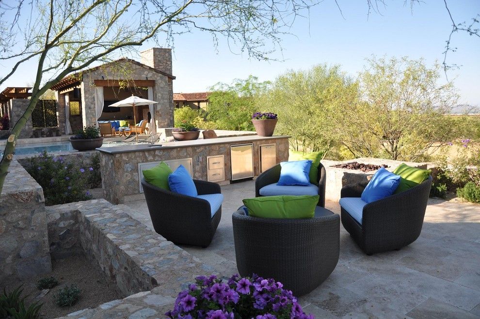 Hickory Furniture Mart for a Mediterranean Patio with a Tiles and Walnut Travertine Pavers by Travertine Mart