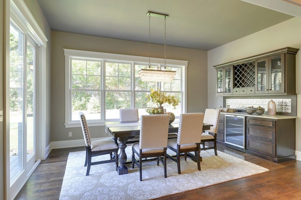 Hirshfields for a Traditional Dining Room with a Dining Lighting and 2013 Fall Parade of Homes by Highmark Builders