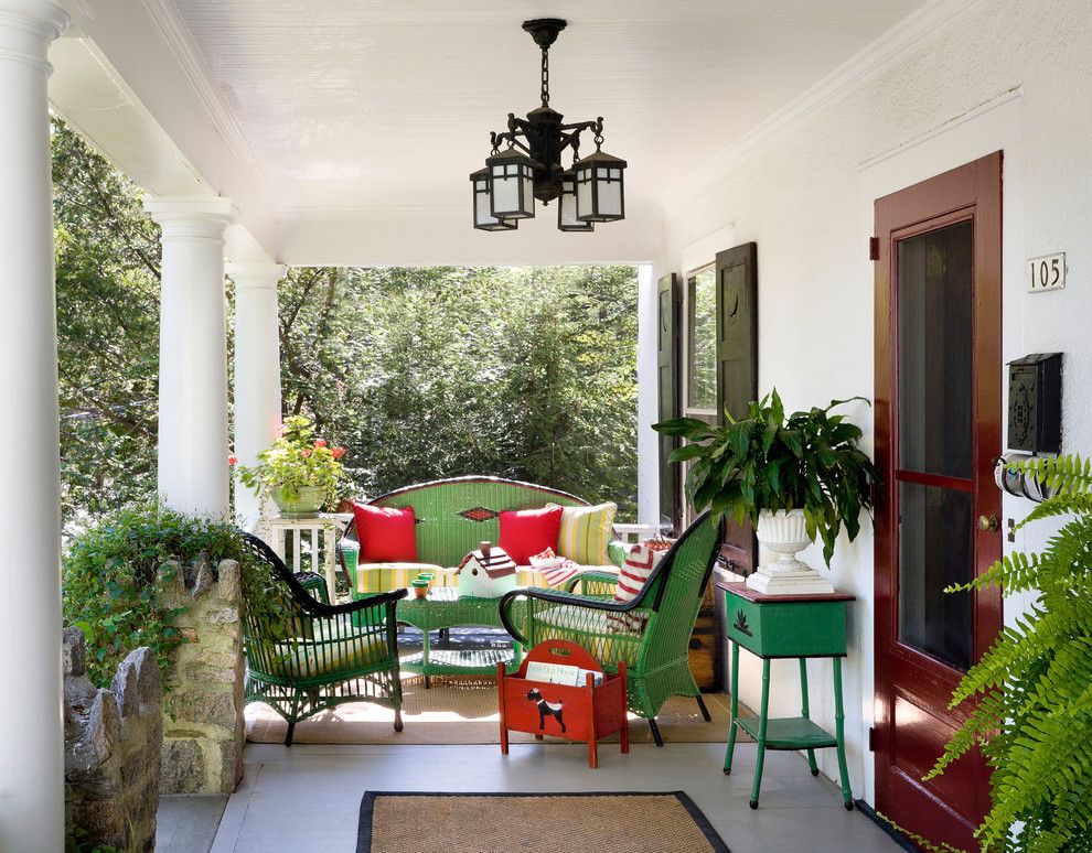 Hom Furniture Fargo for a Traditional Porch with a Yonkers House and Park Hill House by Francis Dzikowski Photography Inc.