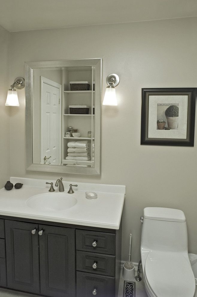 Home Depot Alpharetta for a Contemporary Bathroom with a Wall Decor and Thornhill Reno by Avalon Interiors