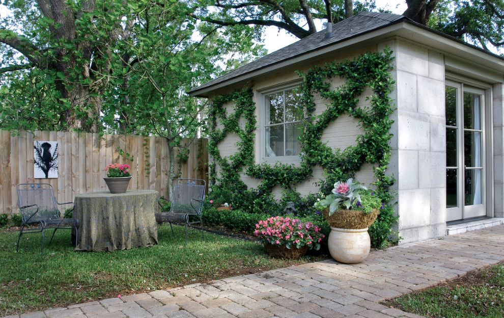 Hooks and Lattice for a Traditional Shed with a Pavers and Richards Drive 1 by Connelly Construction, Llc