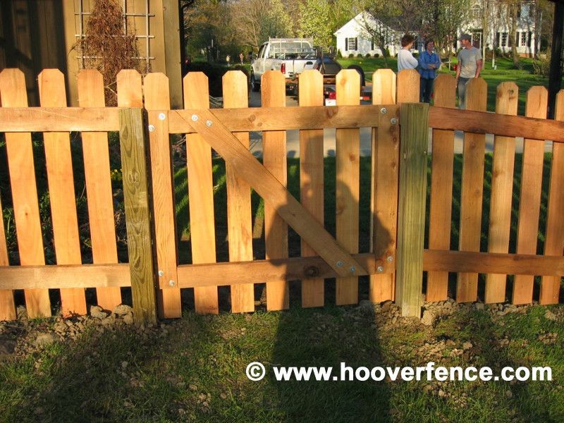 Hoover Fence for a Contemporary Spaces with a Cedar Fence and Cedar Picket Fence by Hoover Fence Company