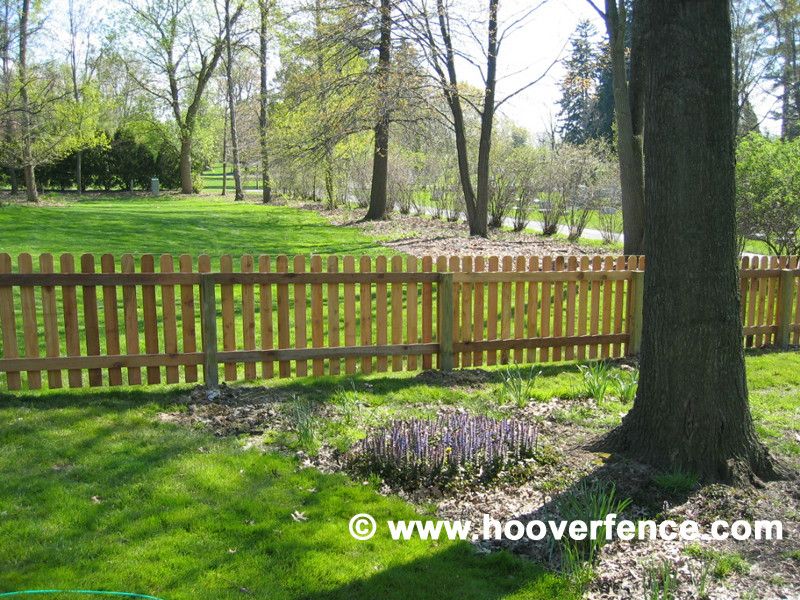 Hoover Fence for a Contemporary Spaces with a Wood Fence and Cedar Picket Fence by Hoover Fence Company
