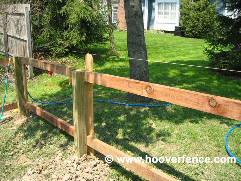 Hoover Fence for a Contemporary Spaces with a Wood Fencing and Cedar Picket Fence by Hoover Fence Company