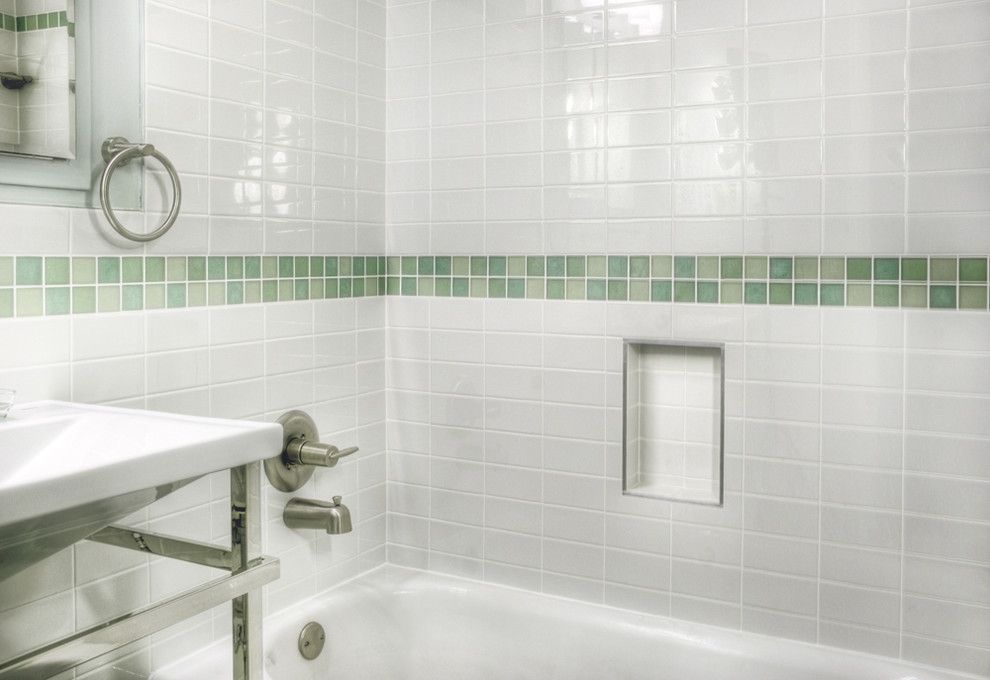 How to Clean Grout Lines for a Modern Bathroom with a Modern and Society Hill Bathrooms by Buckminster Green Llc