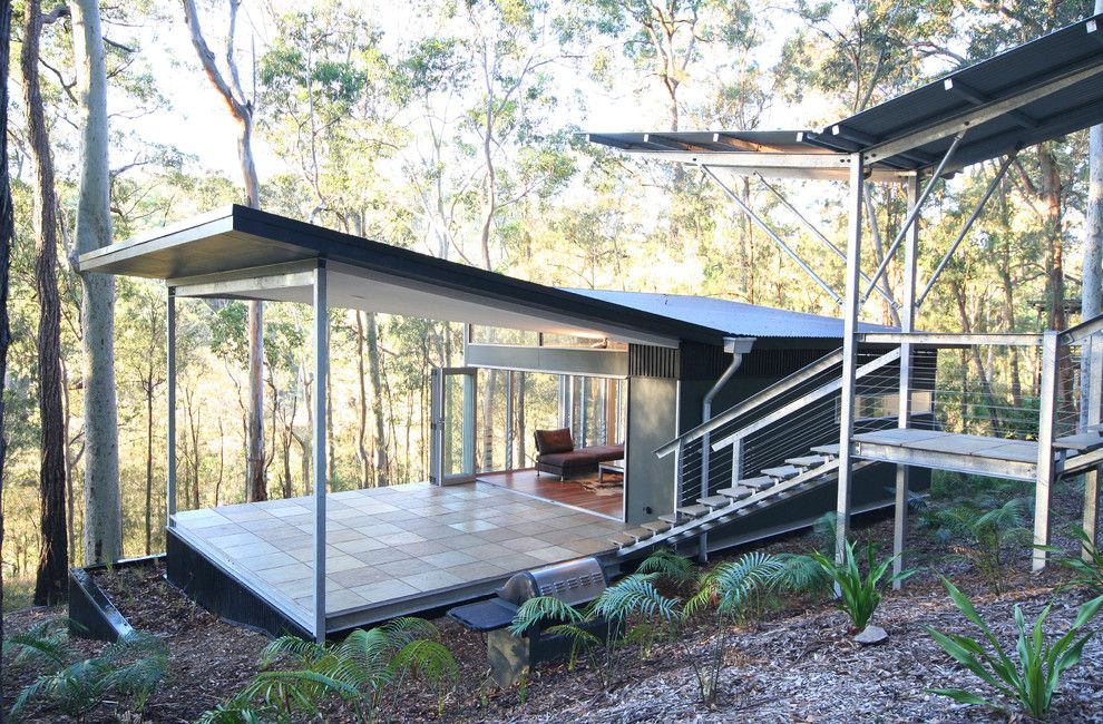 How to Get Rid of Fruit Flies in House for a Contemporary Exterior with a Terrace and Smiths Lake House by Sandberg Schoffel Architects