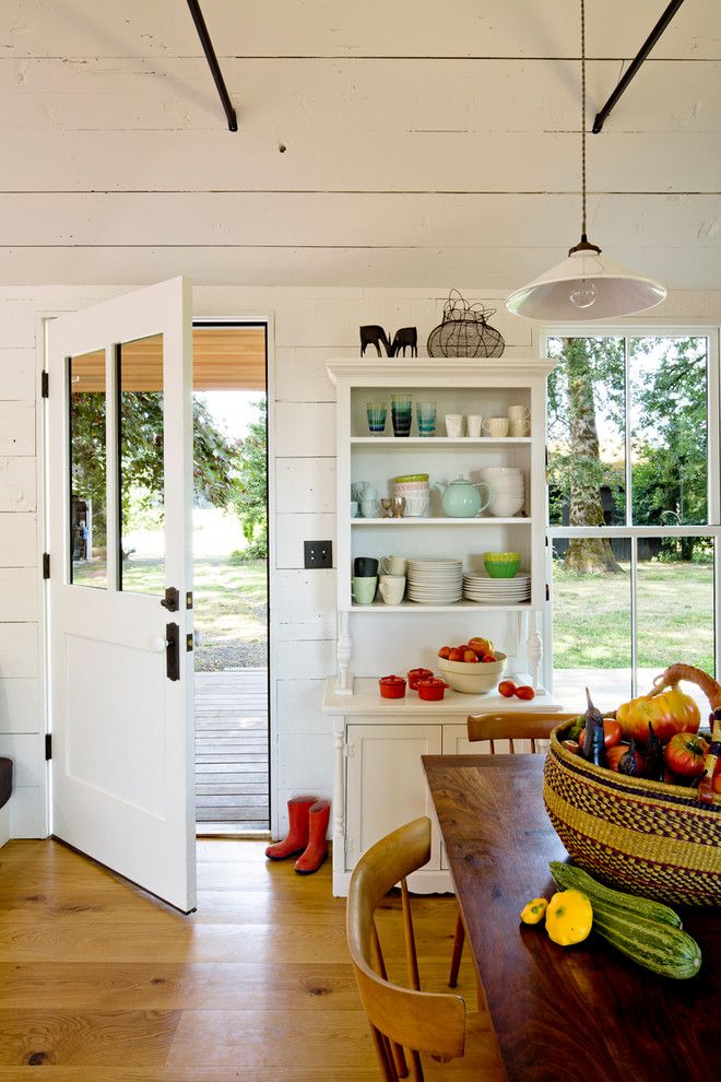 How to Get Rid of Fruit Flies in the House for a Farmhouse Kitchen with a Painted Wood and Tiny House by Jessica Helgerson Interior Design