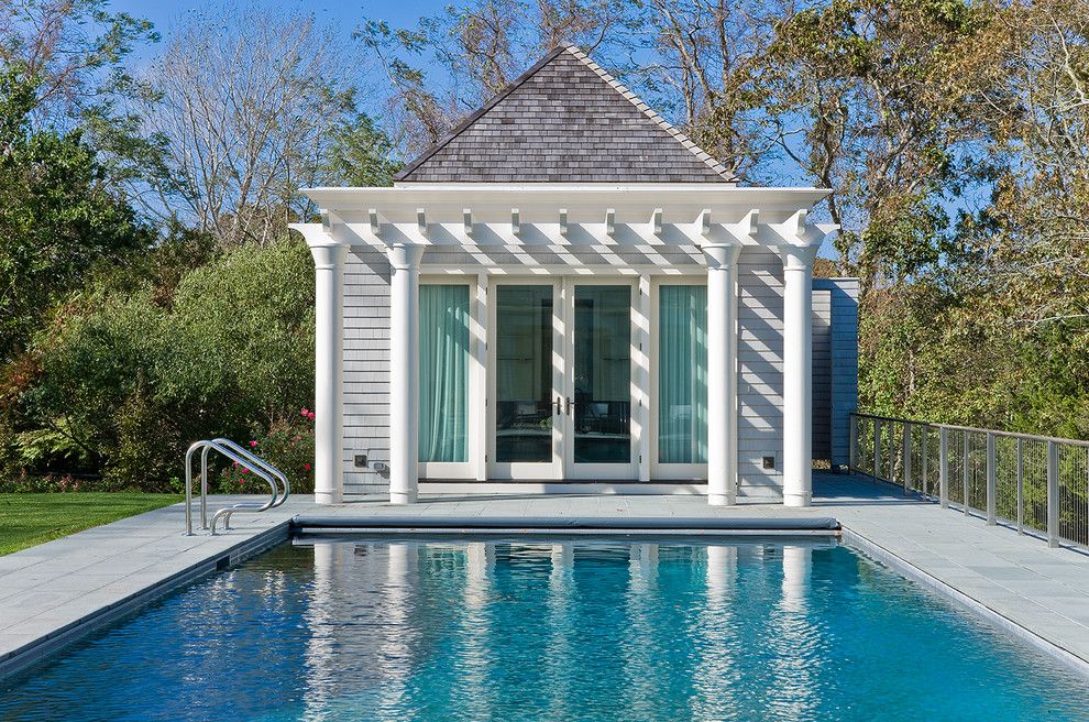 How to Get Rid of Fruit Flies in the House for a Traditional Pool with a Shingle Roof and Cotuit Bay Residence by Nicholaeff Architecture + Design