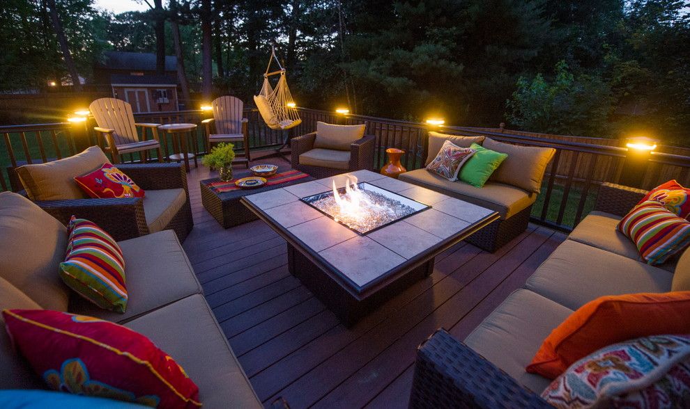 How to Get Rid of Smoke Smell in House for a Modern Deck with a Contemporary Design and Clifton Park Deck by Bespoke Decor